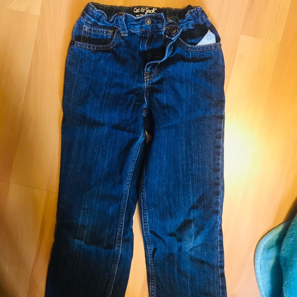 Boys dark blue jeans